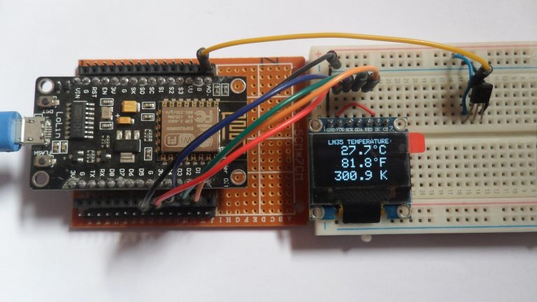 Interfacing Nodemcu With Lm35 Temperature Sensor Simple Projects Vrogue