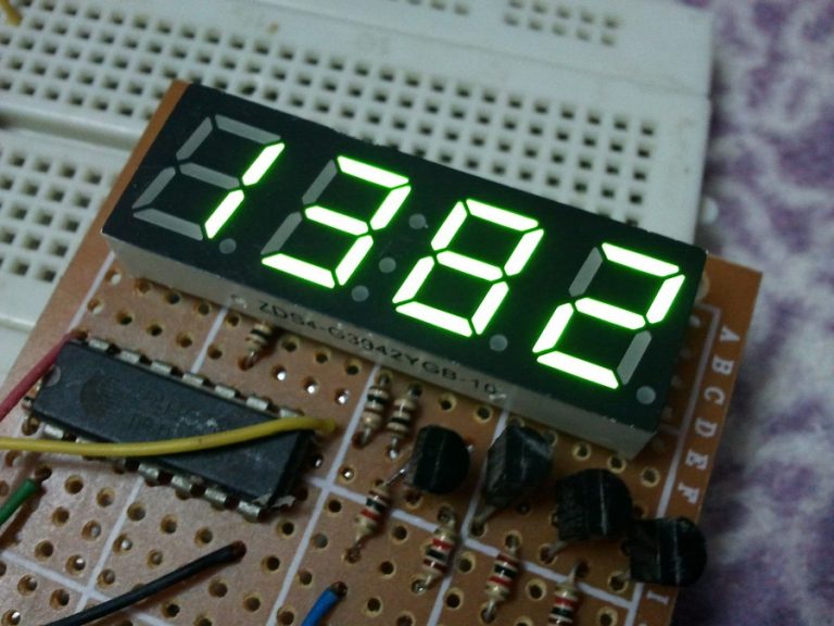 Control 7 Segment Display With Shift Register Using Pic16f877a 2980