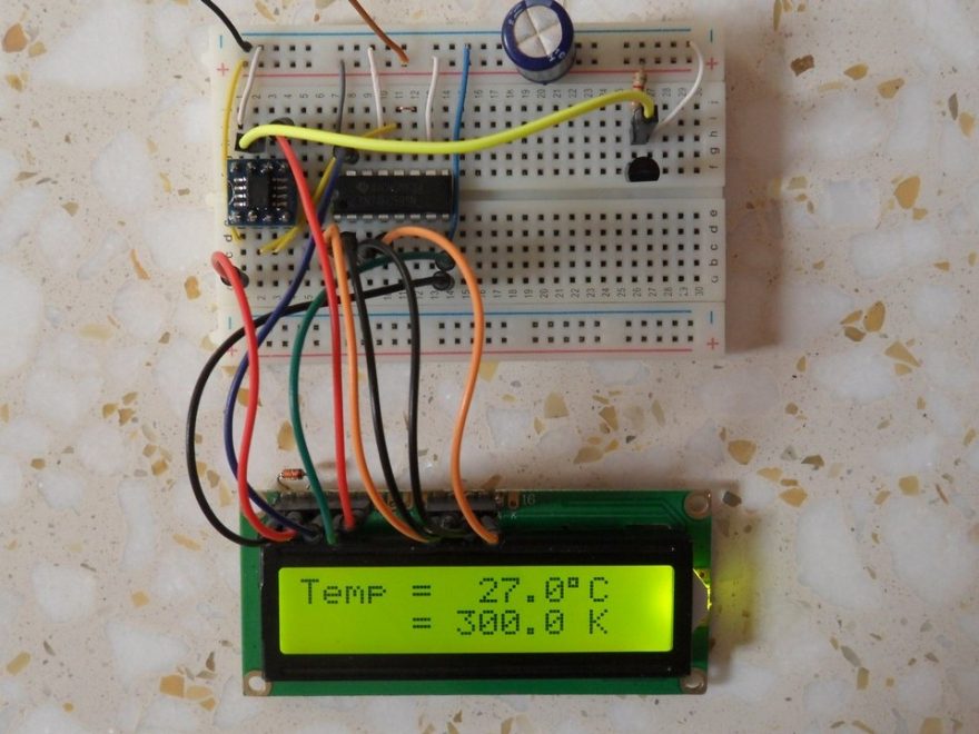 Simple Temperature Indicator Circuit Diagram Tradeoficcom
