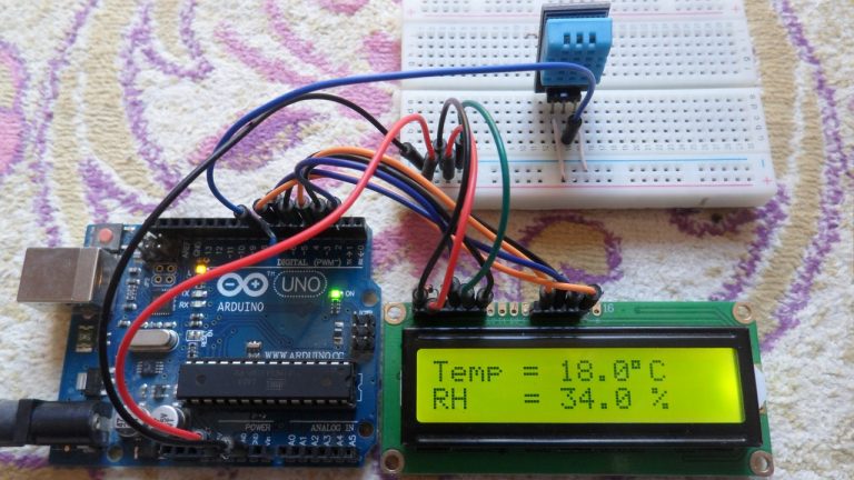 Arduino Interfacing With Dht11 Sensor And Lcd 8427