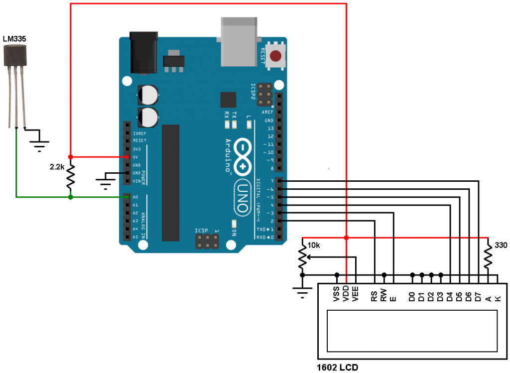 Dht11 подключение к ардуино и вывод на lcd 1602 i2c схема и скетч