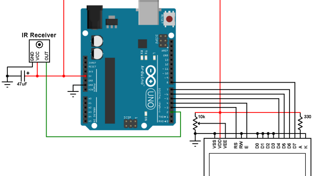 Arduino remote control decoder circuit