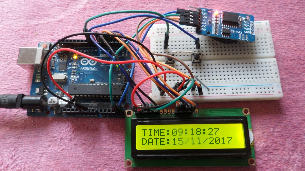 Simple LCD Timer With Arduino UNO 