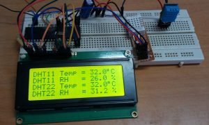DHT11 VS DHT22 hardware circuit