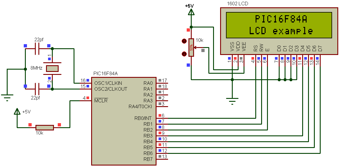 Lcd Interfacing With Pic16f84a Using Ccs Pic C Compiler