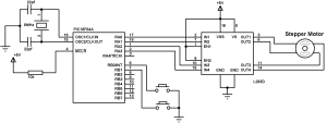 Bipolar stepper motor drive with PIC16F84A and CCS C