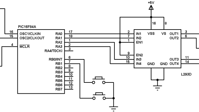 PIC16F84A Projects - Simple Circuit