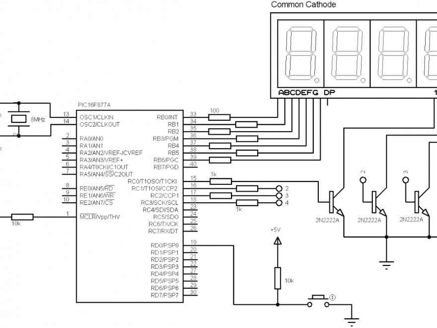 PIC16F877A Projects - 8-Bit Microcontroller Simple Projects