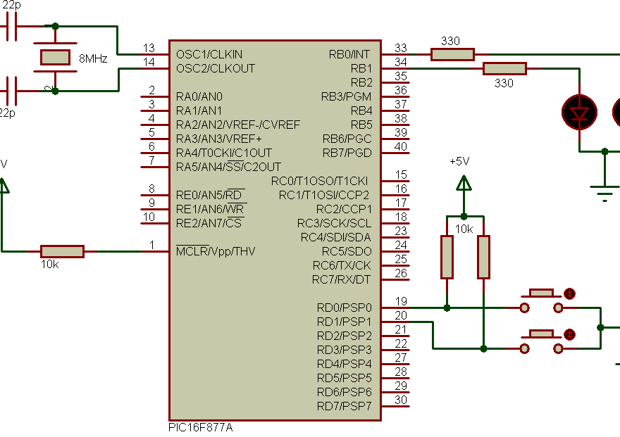 Pic16f877a Projects 8 Bit Microcontroller Simple Projects