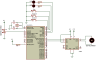 DC motor control with PIC16F877A and L293D - Proteus simulation
