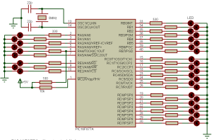 PIC16F877A LED Blink Example With CCS C Compiler