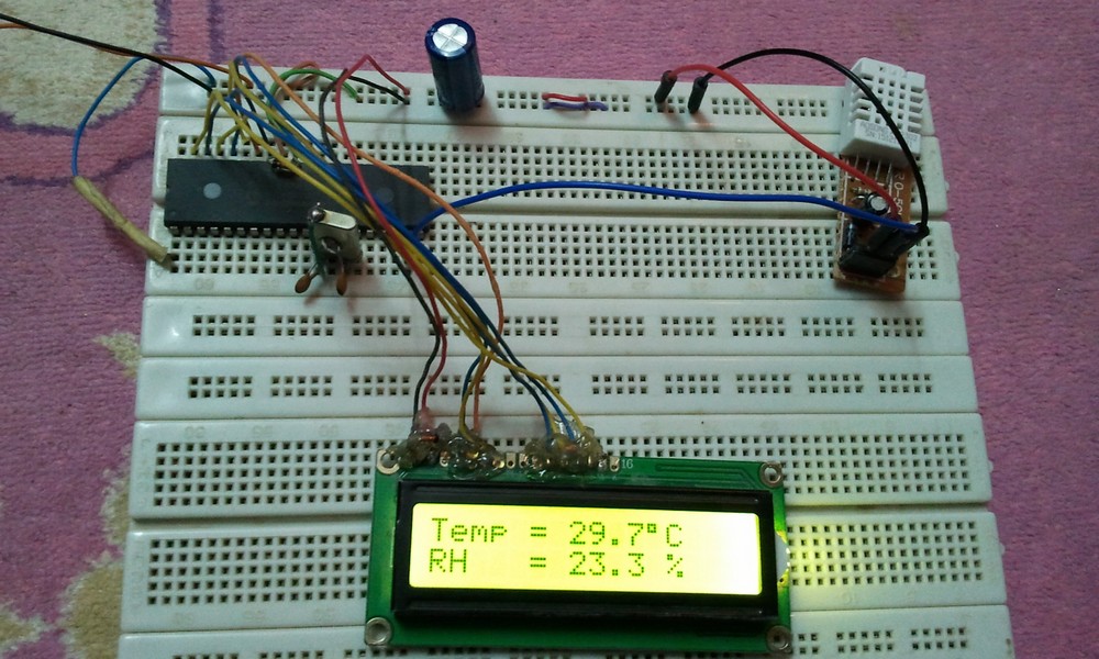 DHT22 Pinout, Interfacing with Pic Microcontroller, Applications