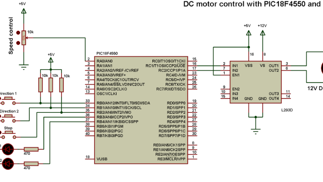 PIC18F4550 Projects - Simple Circuit