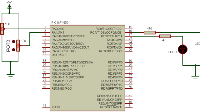 Pic18f4550 Projects Simple Circuit 8430