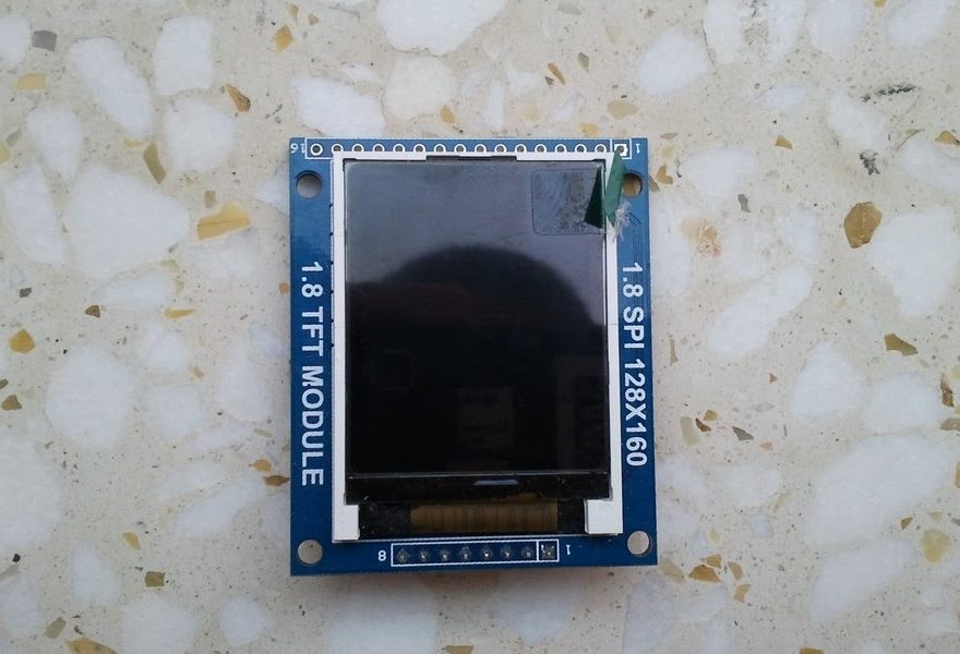 ST7735 1.8 TFT display
