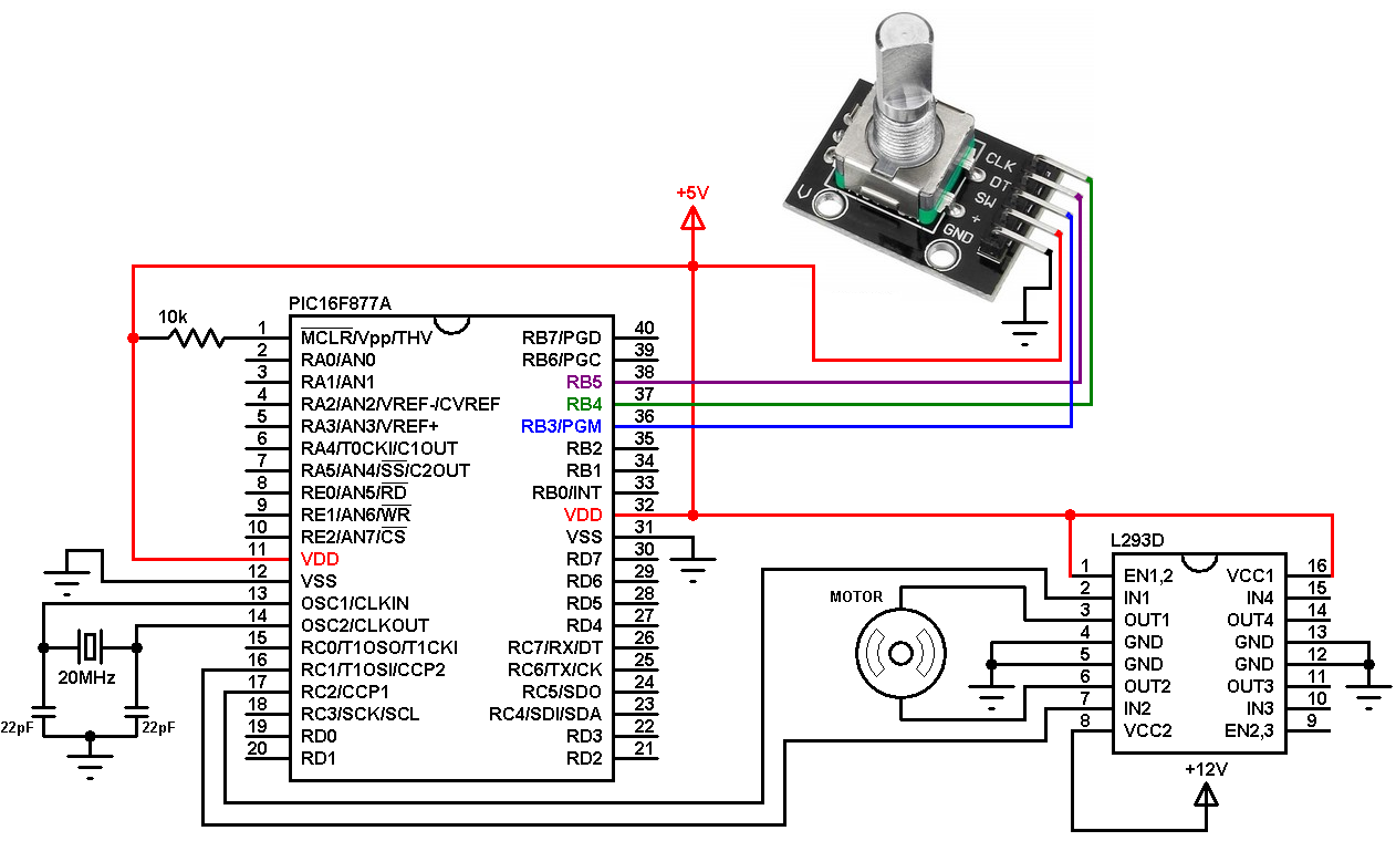 Motor Encoder Wiring Diagram Homemademed