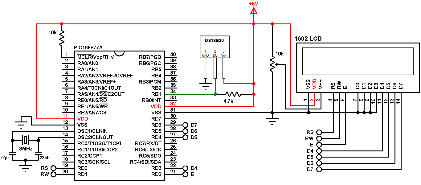 Interfacing Lcd And Keypad With Pic16f877a Microcontroller