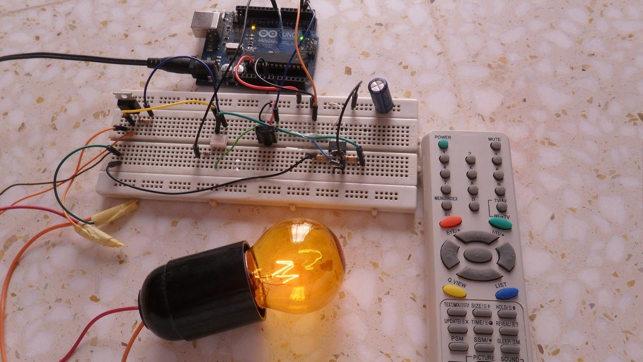 Arduino Wireless Remote Light Switch 