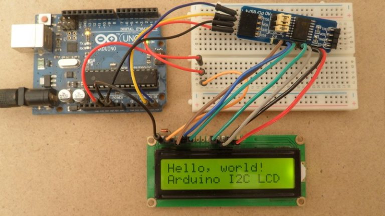 Interfacing Arduino With I C LCD Arduino Projects