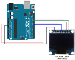 Interfacing Arduino with SSD1306 OLED display