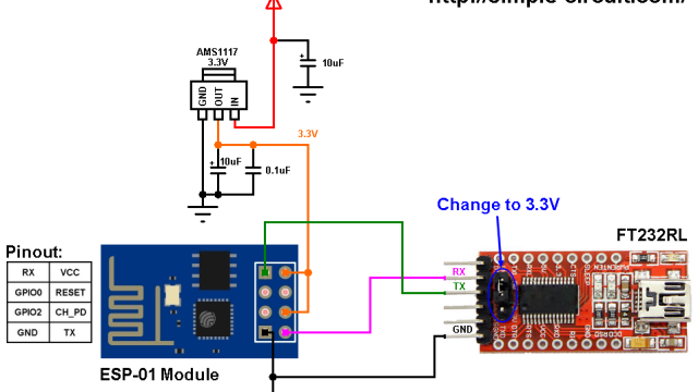 ESP8266 Projects - Simple Circuit