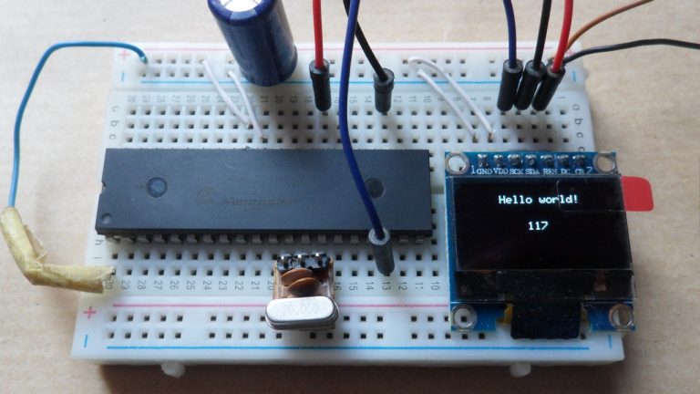 Interfacing PIC16F877A with SSD1306 OLED display