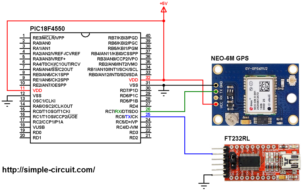 Gps Based Projects With Circuit Diagram