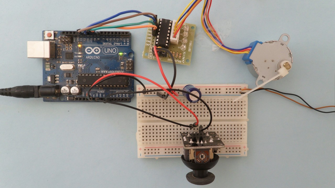 arduino stepper motor direction rotary encoder