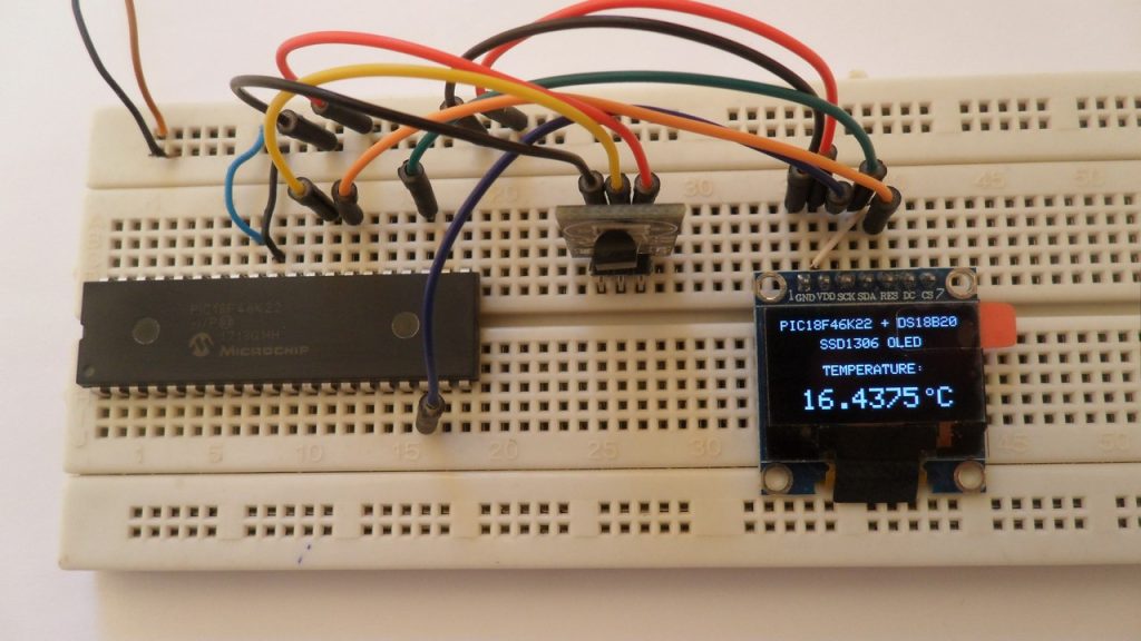 Arduino With Ds18b20 Sensor And Ssd1306 Oled Display 7251