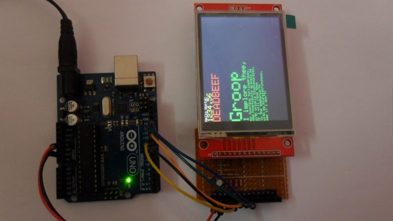 Interfacing Arduino With ILI9341 Color TFT Display