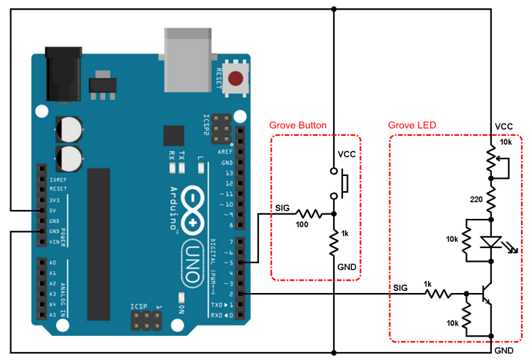 Arduino LED Control with Push Button