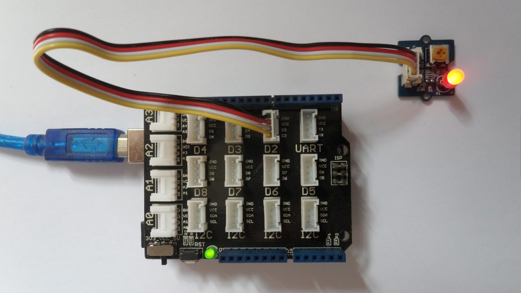 Arduino SeeedStudio LED blink hardware