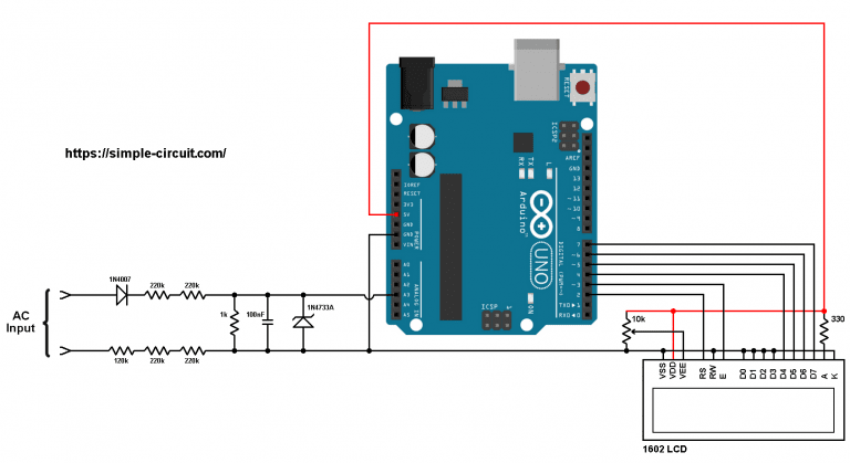 Measure AC Voltage with Arduino - AC Voltmeter - SIMPLE PROJECTS