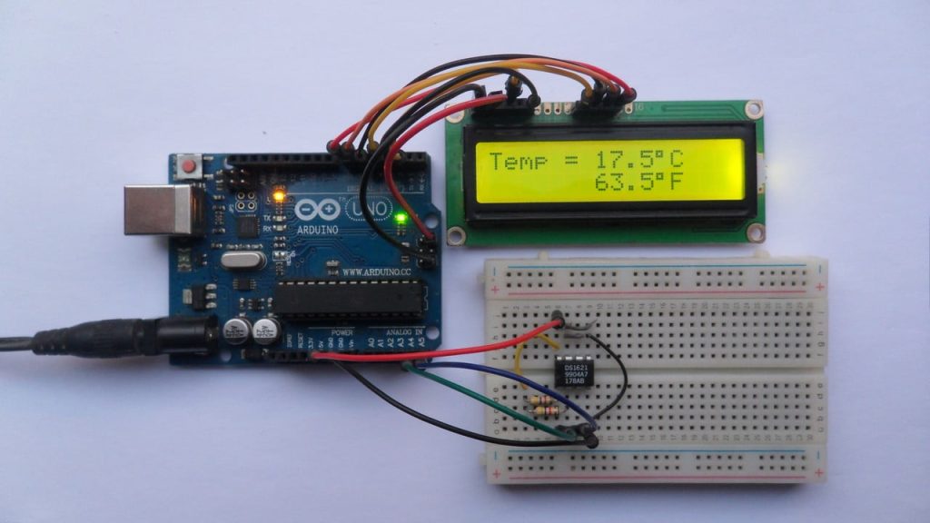 Interfacing Arduino with DS1621 Temperature Sensor