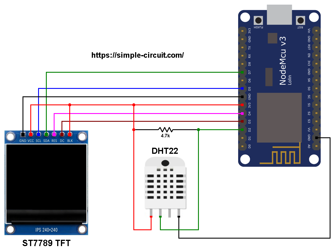 Nodemcu (Esp8266) e DHT22 (am2302) : Sensore di temperatura e
