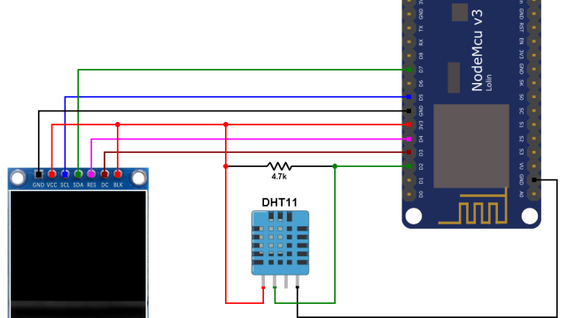 Esp8266 Nodemcu Interfacing With Dht11 Sensor And Ssd1306 Capacitive