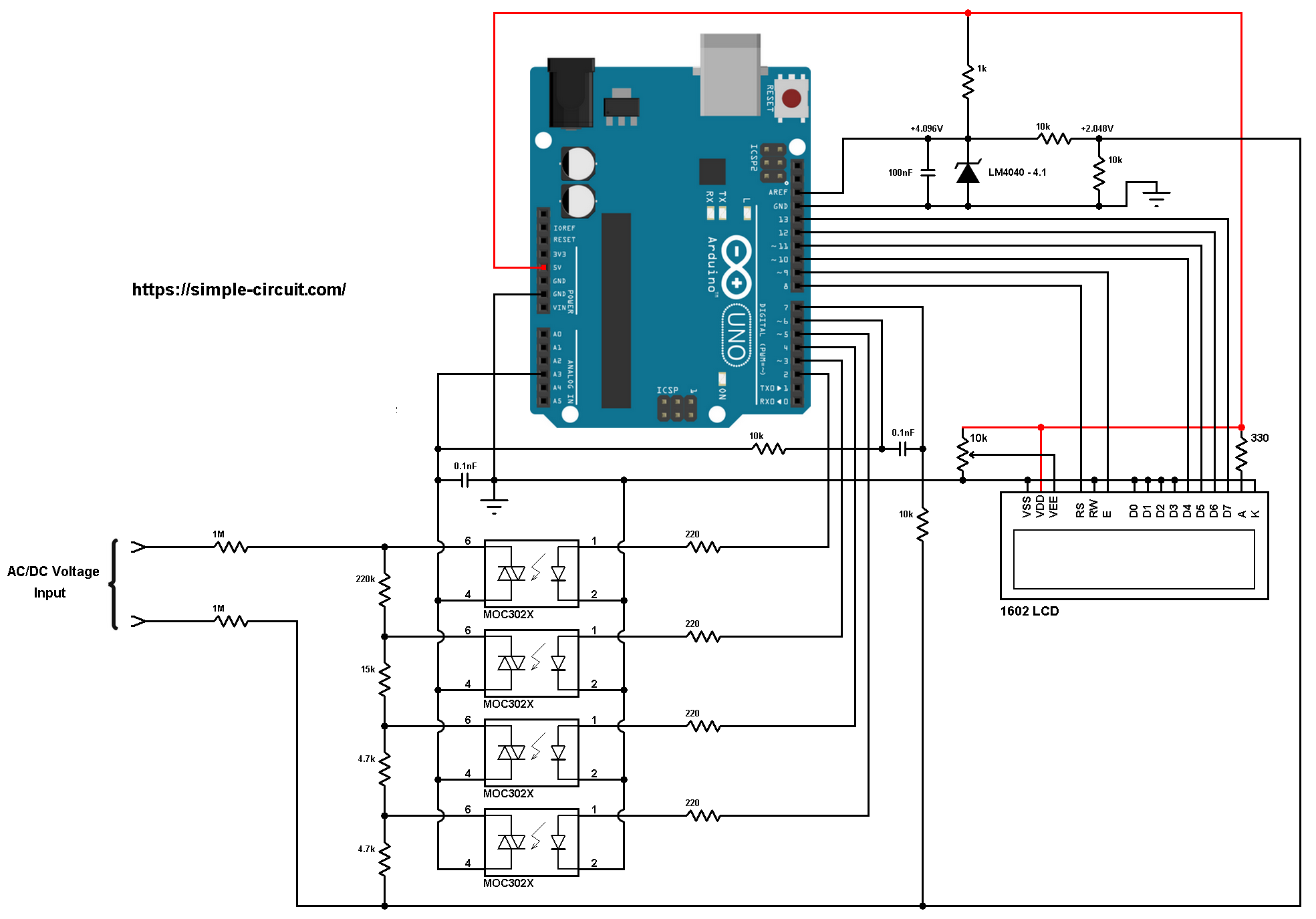 Arduino Based Autoranging AC-DC Voltmeter with TRMS ...