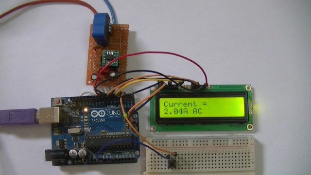 DIY circuit for Arduino uno and LTSR 25-NP current sensor