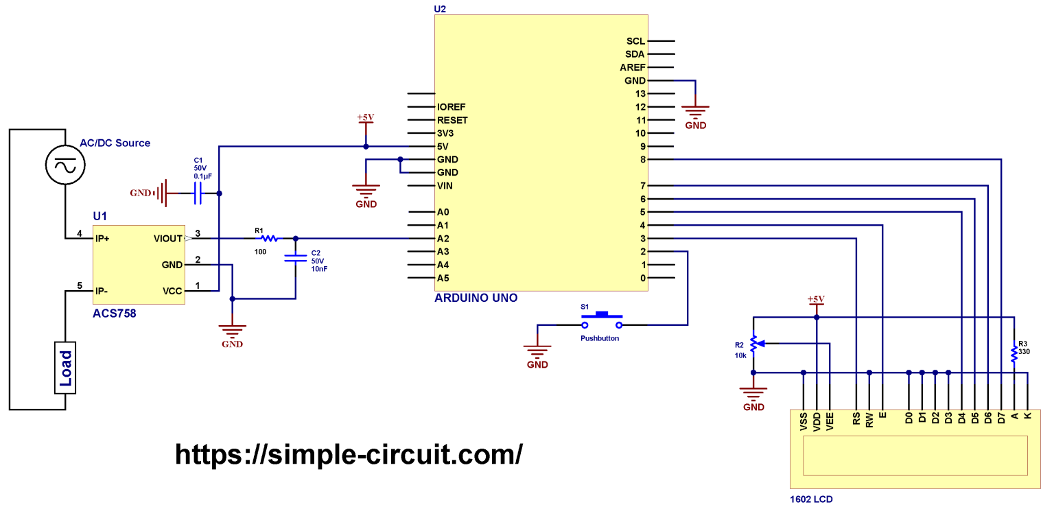 Electric Current Measurement Using Arduino And Acs758 Sensor