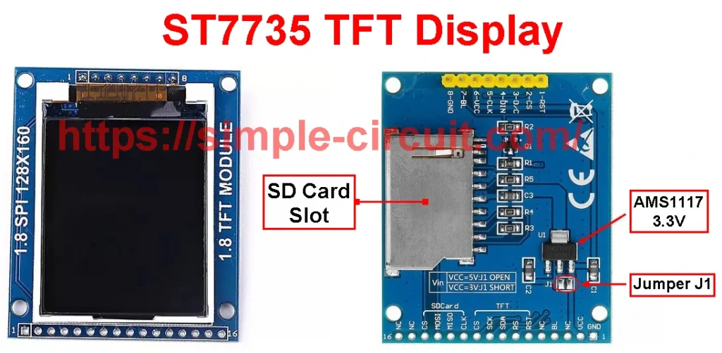 ST7735 TFT breakout board