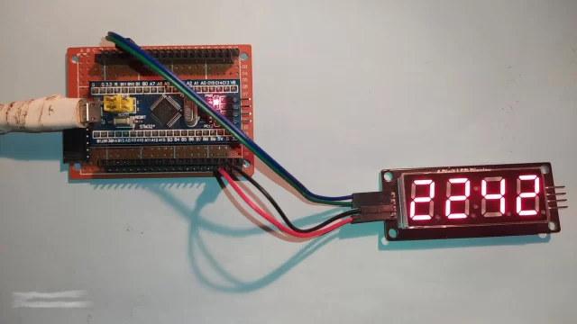 Interfacing STM32 with TM1637 display