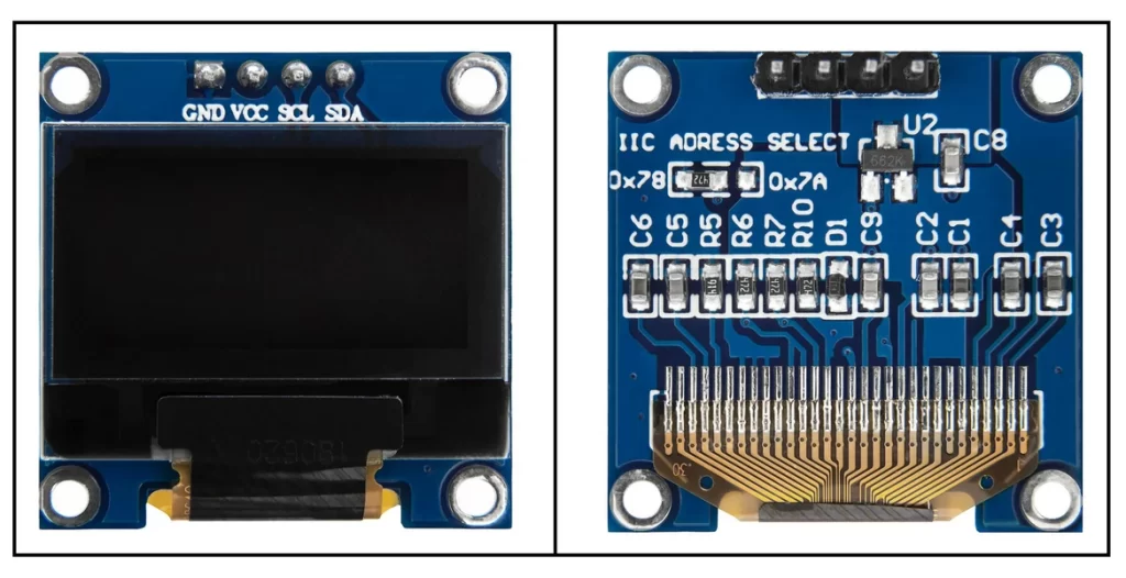 I2C SSD1306 OLED display module 128x64 pixel