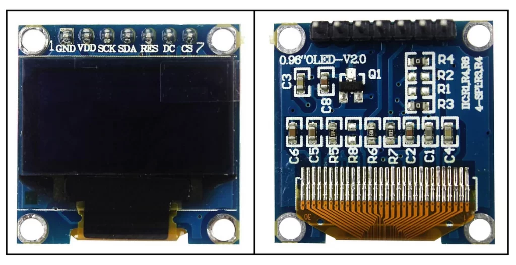 SPI SSD1306 OLED display module 128x64 pixel